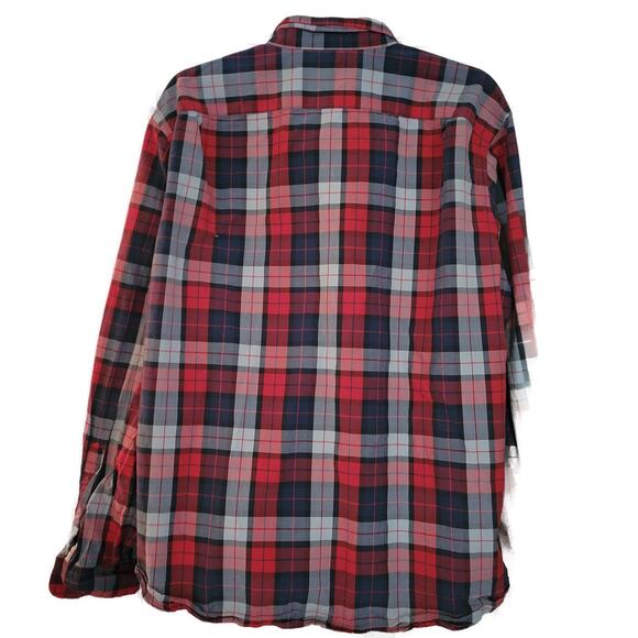 J Crew Mens size XL Slim Button Down Color Plaid Long Sleeve - Picture 2 of 9